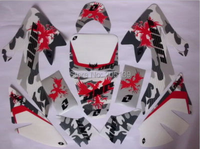 RACING MOTORCYCLE CRF50 sticker graphics kit decals for HONDA MOTO DIRT PIT BIKE PARTS XR CRF50 50