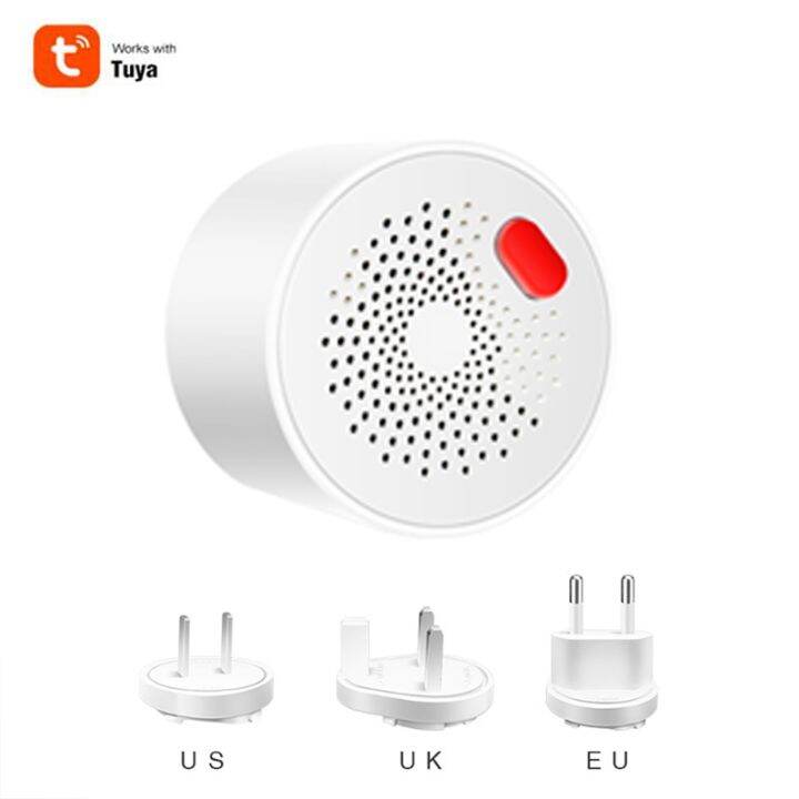 dfkhdskjh Wifi Natural Gas LPG LNG Methane Propane Detector Plugin Explosive Leak Sensor with