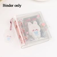 3 Inch Cartoon Photocard Holder PVC Transparent Binder Photocards INS Kpop Idols Photocards Cards Holder Notebook Card Binder