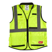 Milwaukee เสื้อเซฟตี้สะท้อนแสง-สีเหลือง S/M 48-73-5081 HIGH VISIBILITY SAFETY VEST-YELLOW ราคาพิเศษ