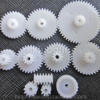 ❡๑ 11pcs J255 Module 0.5 11 Different kinds of Gears include Worm Shaft Gear Crown Gear Double-deck Reduction Gear DIY Making