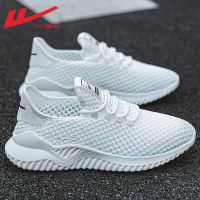 【Ready】? Pull back mens shoes net shoes 2023 summer new ultra-thin sports shoes trendy mens all-match shoes breathable light shoes men