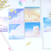 26 pacsklot Fanciful Clouds Memo Pad Sticky Notes Memo Notebook Stationery School Supplies Kawaii Stationery Sticky Notes