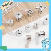 JANNERSATI 1Pcs สากล วาล์วเปิดอย่างรวดเร็ว แกน Handwheel มือจับสวิตช์ Faucet วาล์วสามเหลี่ยม รางน้ำขนาดเล็ก ที่จับอ่างล้างหน้า Faucet Handle