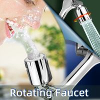 1440° Rotation Faucet Sprayer Extension Faucets Aerator Bubbler Nozzle Washbasin Arm