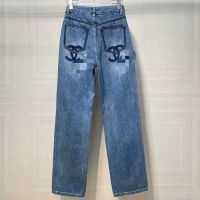 【High Quality】2023 New Letter Wash Fashion Jeans for Women