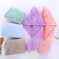 【DT】hot！ Hair Super Absorbent Thick Elastic Lint Dry Coral Fleece Soft Microfiber Drying Ha