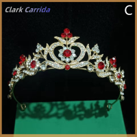 Clark Carrida ที่คาดผมเจ้าสาวมุกที่คาดผมมงกุฎแต่งงานสำหรับผมเจ้าสาวเครื่องประดับมุกเครื่องประดับผมงานแต่งงาน Headwear