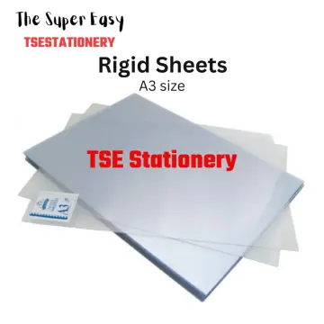 PLASTIC BINDING COVER  PVC RIGID SHEET A4 - Big Stationery