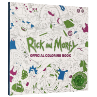 Milu Rick And Morty Official สมุดภาพระบายสีหนังสือภาษาอังกฤษต้นฉบับ