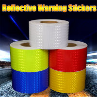 100cmx5cm Car Motorcycle Safety Logo Reflective Warning Tape Sticker Warning Light Film Stickers Strips for Bicycle