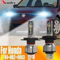 ۞ 2x H4 Led Headlight Canbus No Error HB2 9003 Car Bulb High Power 6000K White Light Diode Lamp 12v 55w For Honda Civic 1996 2005