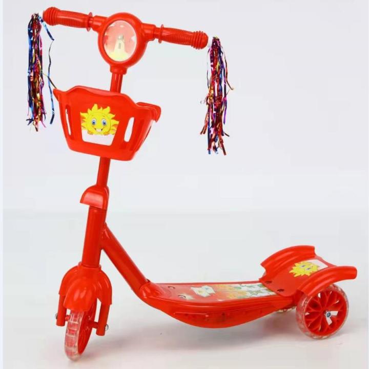 สกู๊ตเตอร์เด็กข้ามพรมแดน-1-3-ปีโรลเลอร์การค้าต่างประเทศเด็กเท้าเดียวลูกรอกแสงดนตรีจักรยาน