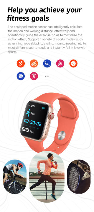 จัดส่งฟรี-codsmart-watch-i8-pro-maxโทรศัพท์ผ่าน-bluetoothรองรับหลายภาษาเวียดนามไทยภาษา-สัมผัสแบบเต็มหน้าจอ