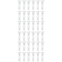 ☃♙ↂ 36 Sets Vertical Blind Carrier Clip Curtain Slats Repair Parts Blinds Pulley Kit Supplies Shutter Gear