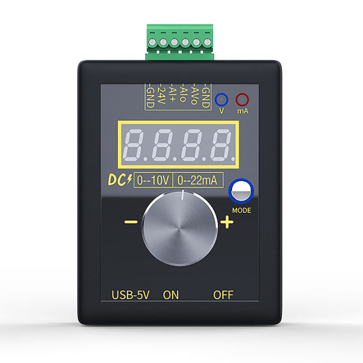 เครื่องกำเนิดสัญญาณแรงดันไฟฟ้าดิจิตอล4-20ma-0-10โวลต์0-20ma-ส่งสัญญาณปัจจุบันปรับมืออาชีพเครื่องมือวัดอิเล็กทรอนิกส์