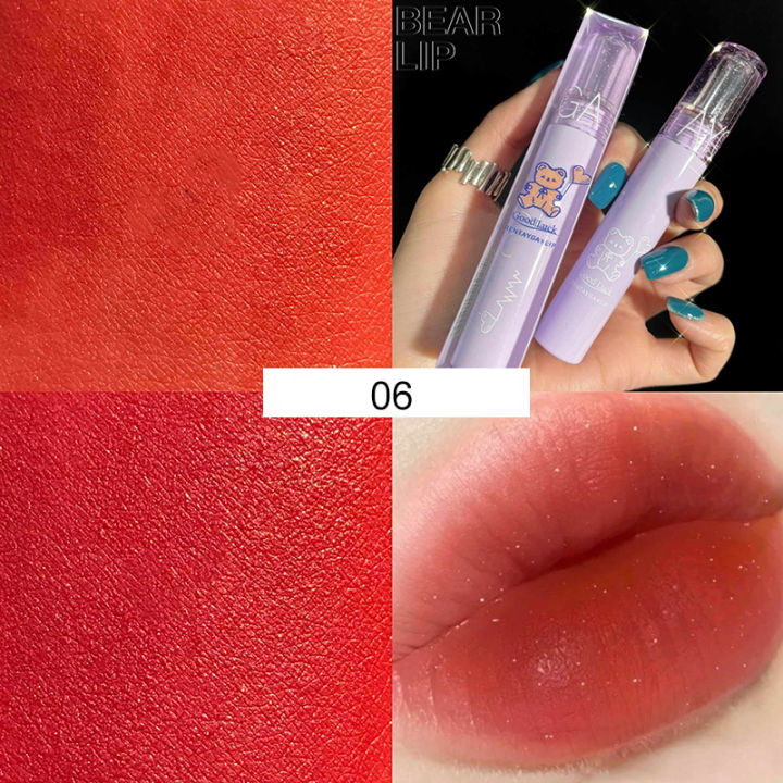 6 Color Matte Lipstick Set Velvet Lip Glaze Color Charm Lasting Non-fading Lip Makeup HJL2019