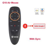 G30รีโมทคอนโทรลเสียง2.4G เมาส์อากาศไร้สาย33ปุ่ม IR การเรียนรู้รับรู้ไจโรกล่องสำหรับสมาร์ททีวีระยะไกล