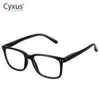 Cyxus ป้องกันแสงสีฟ้าแว่นตาถนอมสายตาสำหรับเล่นเกมคอมพิวเตอร์ Unisex (ผู้หญิง/ผู้ชาย) แว่นตาเลนส์ใส Retro CLASSIC (8302)