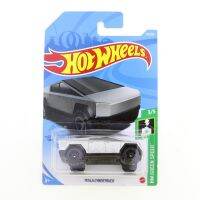 รถมอเตอร์ไซด์ขนาดเล็ก Tesla Cybertruck ขนาด177 1/64 Kids Toys รถโมเดล Diecast โลหะ