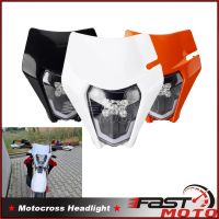 New Motorcycle LED Headlight Headlamp Enduro Head Lamp Light For EXC EXCF XC XCF XCW 125 150 250 300 350 450 530 Six Days 13 21