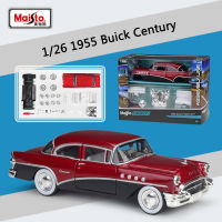 Maisto 1:26 1955 Buick ศตวรรษที่ประกอบรุ่นล้อแม็กรถยนต์รุ่นจำลอง D Iecast โลหะของเล่นของสะสมเด็กของขวัญวันเกิด