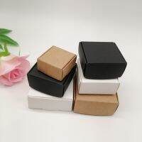 【hot】✺✳﹍  50pcs Black/White/Kraft Paper for Earring Jewlery Cardboard Boxes Diy Jewelry Display Storage Packing