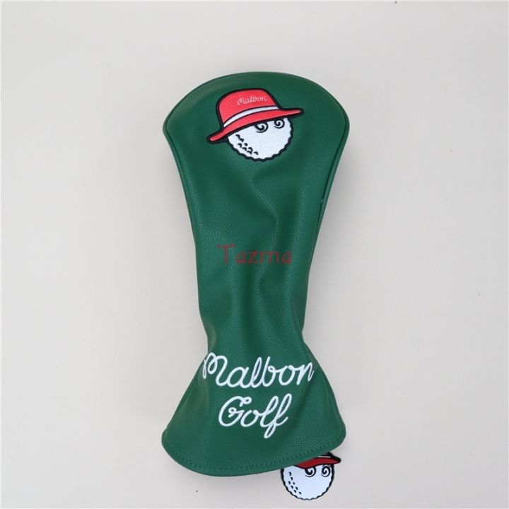 malbon-fisherman-hat-golf-club-driver-fairway-woods-hybrid-putter-and-mallet-putter-headcover-sports-golf-club-accessories-equipment-free-shipping
