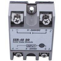 ♛﹉ 4X Single Phase Solid State Relay DC-DC SSR-40DD 40A DC3-32V DC5-60V White Silver