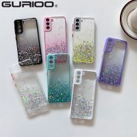 Clear Glitter Bling Case For Samsung Galaxy S20 FE S21 S22 Plus Note 20 Ultra A72 A52 A32 A12 A03 A33 A53 5G A21S A51 A71 Cover
