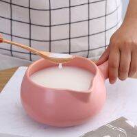 Ceramic casserole hot milk baby baby food supplement small milk pot single handle porridge pot stockpot