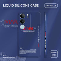 Orico เคสป้องกันแบบนิ่มสำหรับ Apple 15 Plus 15 Pro Max Vivo V29 5G ใหม่ NASA Design โทรศัพท์ดีไซน์ด้านข้างมีลวดลายขอบสี่เหลี่ยมปลอกซิลิโคนน้ำคลุมทั้งหมดกล้องป้องกันแบบนิ่ม