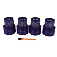 4 Pack Washable Filter Unit For Dyson V10 Sv12 Cyclone Animal Absolute Total Clean Vacuum Cleaner