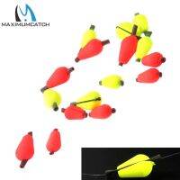 ✙ Maximumcatch 10 Pieces Tear drop 14.4x9.9mm Yellow Or Red Color Fly Fishing Strike Indicator