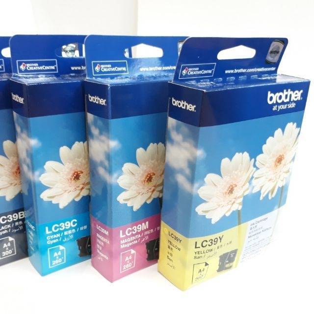 brother-ink-cartridge-ตลับหมึกแท้-4สี-รุ่น-lc-39-bk-c-m-y-1ชุด-4ตลับ-dcp-j125-j315w-j515w-mfc-j220-j265w-mfc-j410-j415w