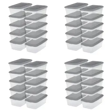 Sterilite Plastic 5 Drawer Wide Tower Black Clothes Organizer Storage Box Storage Containers