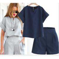 COD DSFGERRTYTRRE READY STOCKS Plus Size Womens Tops Pants Suits Causal Set Wear Women Clothing