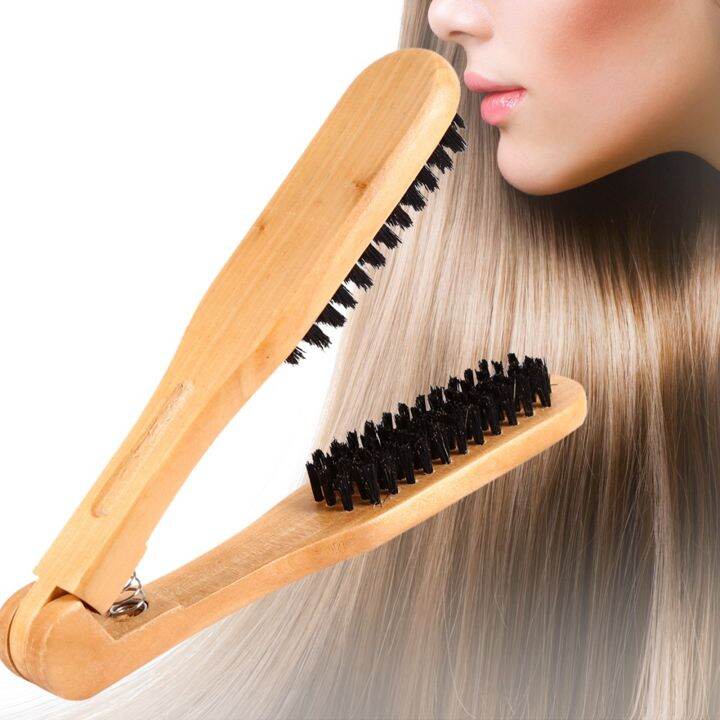 Hair brush straightener outlet lazada