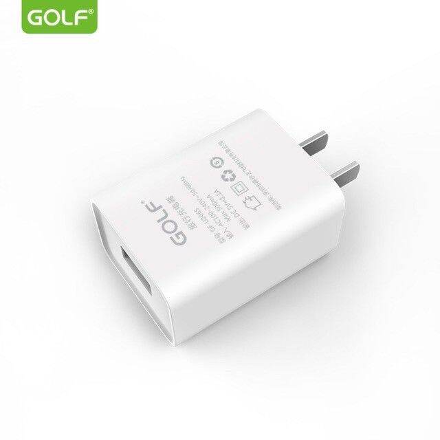 golf-u206s-หัวชาร์จ-fast-charger-2-1a-1usb-ของแท้100-มีสินค้าพร้อมส่งค่ะ