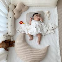 ❦☌☾ Newborn Baby Pillows Moon Shape Lattice Memory Foam Liner Hot Flash Sale Washable Kid Sleep Hug Pillow Bedding