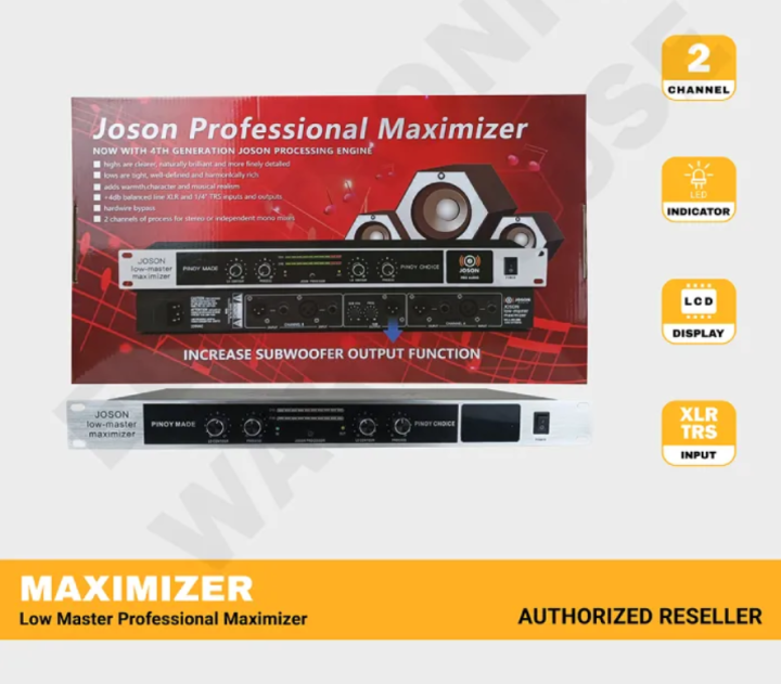 Joson Low Master Professional Maximizer with Increase Subwoofer Output