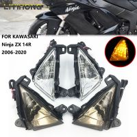 อัลบัม☋Light ไฟแสดงสัญญาณเลี้ยว LED ด้านหน้าสำหรับ KAWASAKI ZX-14 ZX14R ZZR1400 06-17 GTR1400 CONCOUR 14 2008 - 2017 ZX-14R มอเตอร์ไซค์