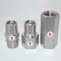 1/4" BSP Male Female Thread 304 Stainless Steel Sanitary Non Return One Way Check Valve Plumbing Valves