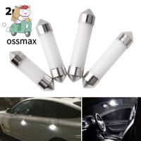 OSSMAX ชุดหัวคู่31มม. 36มม. สีขาว C5W ไฟประดับป้ายทะเบียนรถไฟอ่านหนังสือหลอดไฟโดมไฟรถยนต์