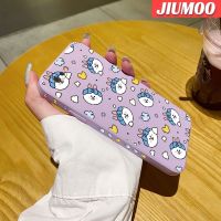 เคส JIUMOO สำหรับ Realme C2เคส C2s ลายการ์ตูนแฟชั่นดีไซน์ใหม่กระต่ายของแท้เคสโทรศัพท์ซิลิโคนนิ่มเคสลวดลายขอบสี่เหลี่ยมคลุมทั้งหมดเคสกันกระแทกป้องกันเลนส์กล้อง