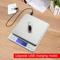 USB Powered Digital Kitchen scale Balance 3kg 0.1g Multifunction Food Scale for Baking Cooking Household Weigh Electronic Scale