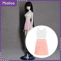 เสื้อผ้าตุ๊กตา Miatoo เสื้อกั๊กกระโปรงมีจีบกระโปรงลายสก๊อต1/3 BJD DIY ชุดเสื้อผ้าลำลองทำด้วยมือตุ๊กตาเด็กผู้หญิงอุปกรณ์เสริมของขวัญเด็กผู้หญิงไม่มีตุ๊กตา