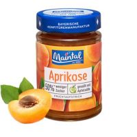 ?New Arrival? เมนทอล แยม แอพริคอท สูตรลดน้ำตาล 200 กรัม - Maintal Fruit Spread Apricot Jam Less Sugar 200g ?