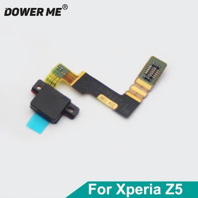 Dower Me ด้านล่างตัวรับไมโครโฟนสายเคเบิ้ลยืดหยุ่นสำหรับ Sony Xperia Z5 E6653 E6633 Z5คู่ส่งเร็ว