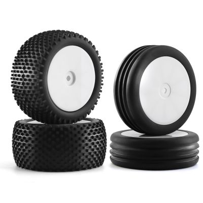 1/10 2WD RC Off-Road Buggy Car Rubber Tires 82&amp;87Mm Wheels Tyres Replacement Parts for XRAY XB2 Serpent SRX2 SRX4 Traxxas Bandit Tekno